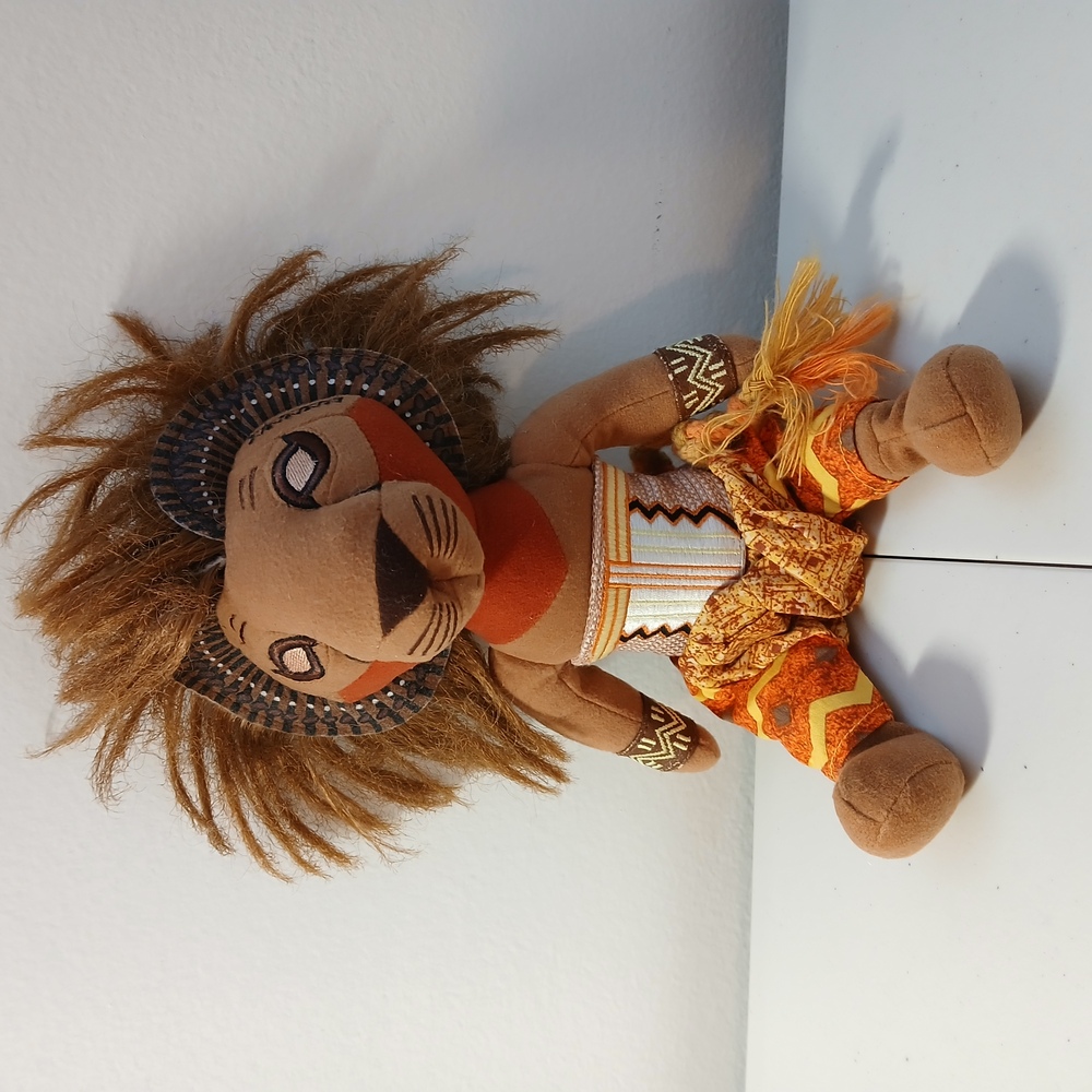 Disney The Lion King Broadway Musical 2019 Simba Stuffed Plush Animal Toy Doll